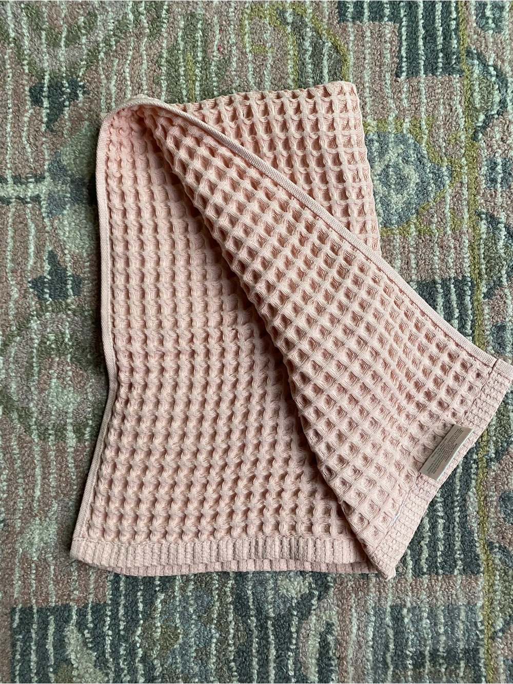 Casaluna Waffle Weave Hand Towel - Light Pink
